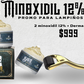 Minoxidil 12% (2 pak) + Derma Roller GOLD