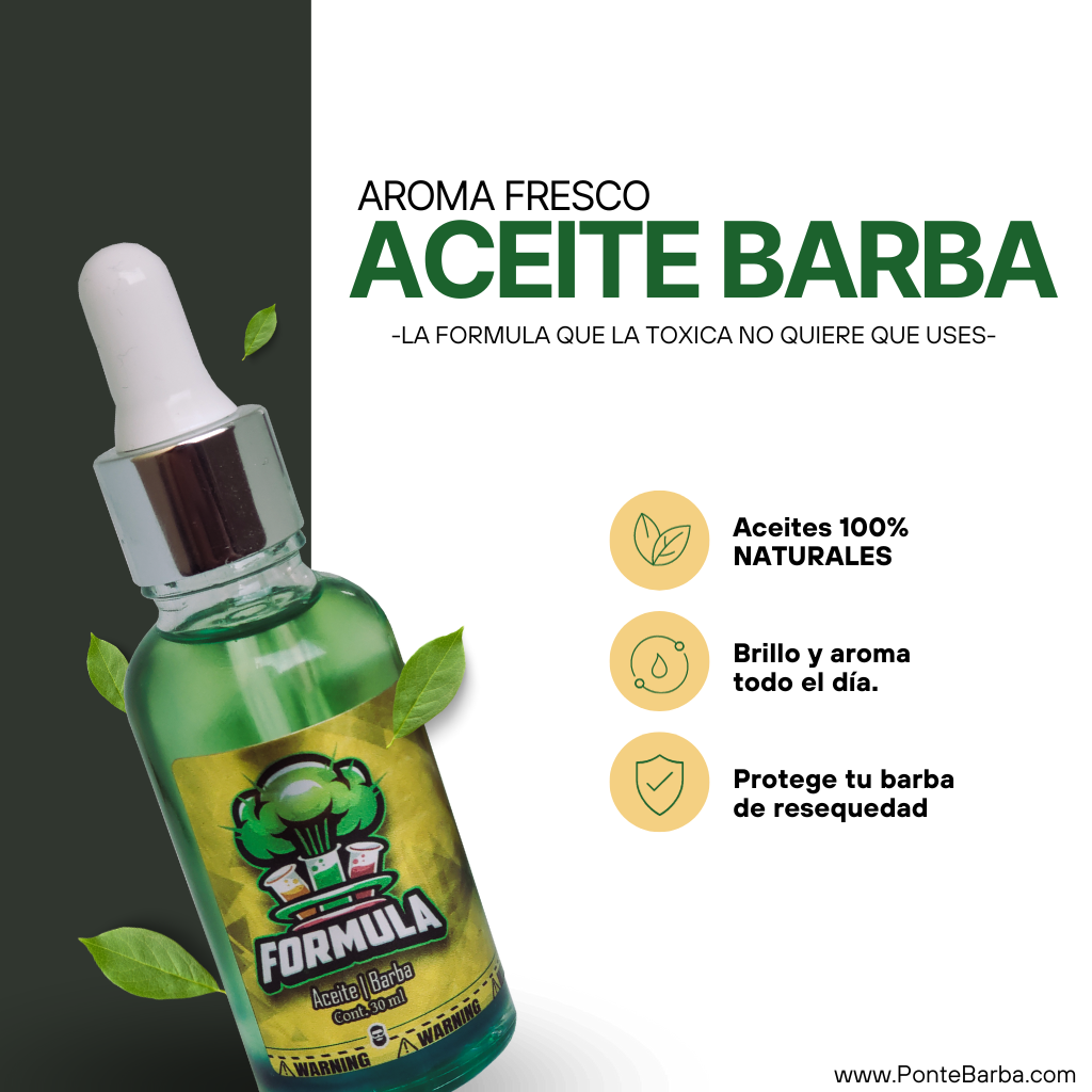 Aceite para barba "Fórmula"