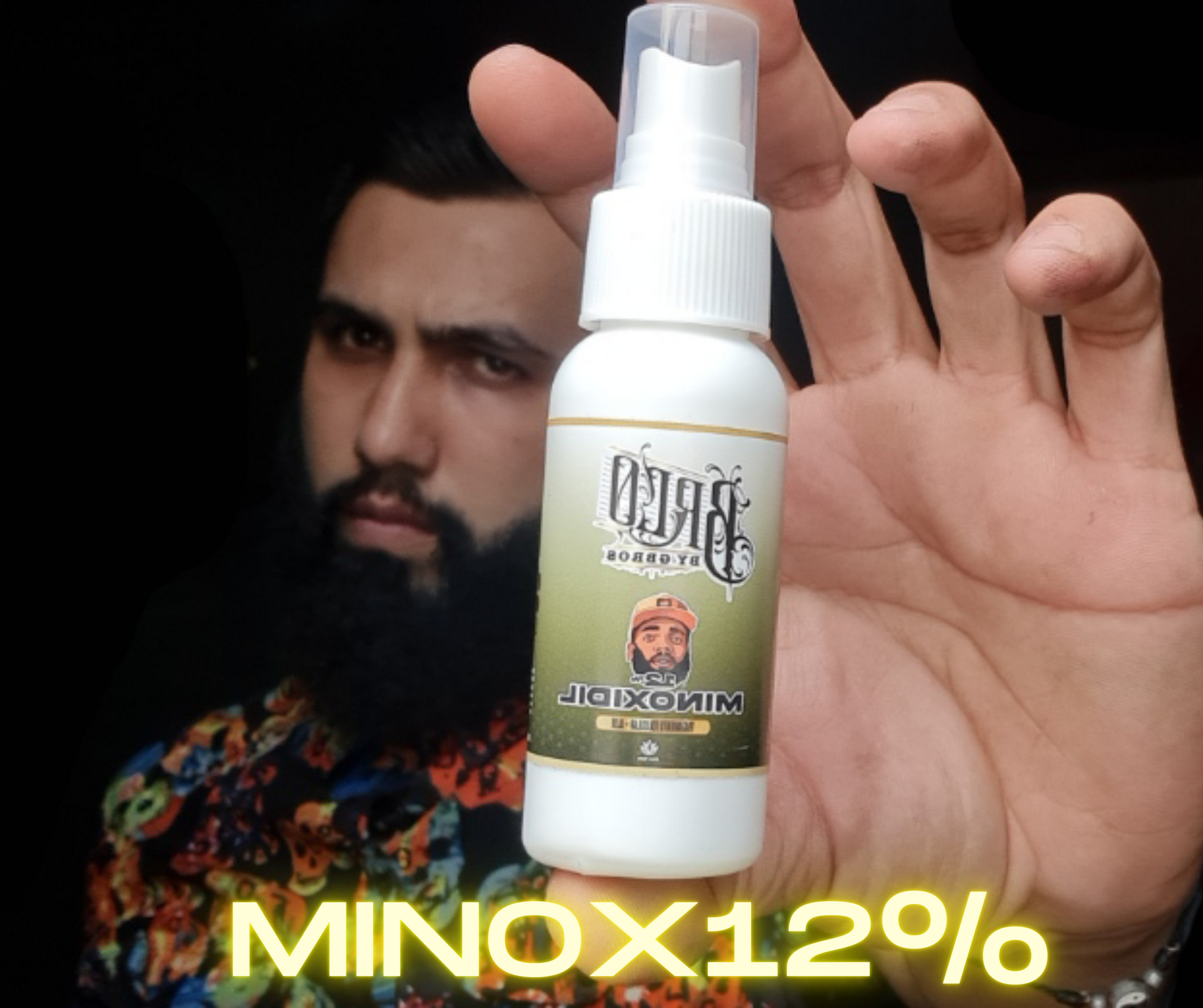 Minoxidil 12 liquido 1 pieza. Minoxidil Barba BRCO